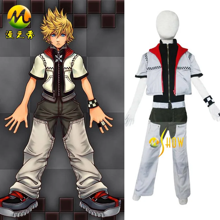 hot cartoon anime character cos kingdom hearts 2 roxas kids cosplay costume halloween party masquerade costume - Partyland Halloween Costumes hot cartoon anime character cos kingdom hearts 2 roxas kids cosplay costume halloween party masquerade costume - Partyland Halloween Costumes