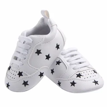 

Stars PU Leather Moccasins Baby Crib Shoes for Boys Girls Sneakers Little Kid Newborn footwear Tenis Infantil Toddler Tennis