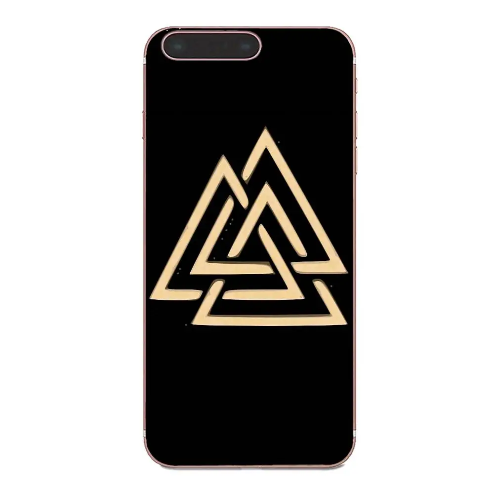 ТПУ мобильный Viking Warrior Valknut Odin логотип для Xiaomi Note 3 4 Mi3 Mi4 Mi4C Mi4i Mi5 Mi 5S 5X6 6X A1 Max Mix