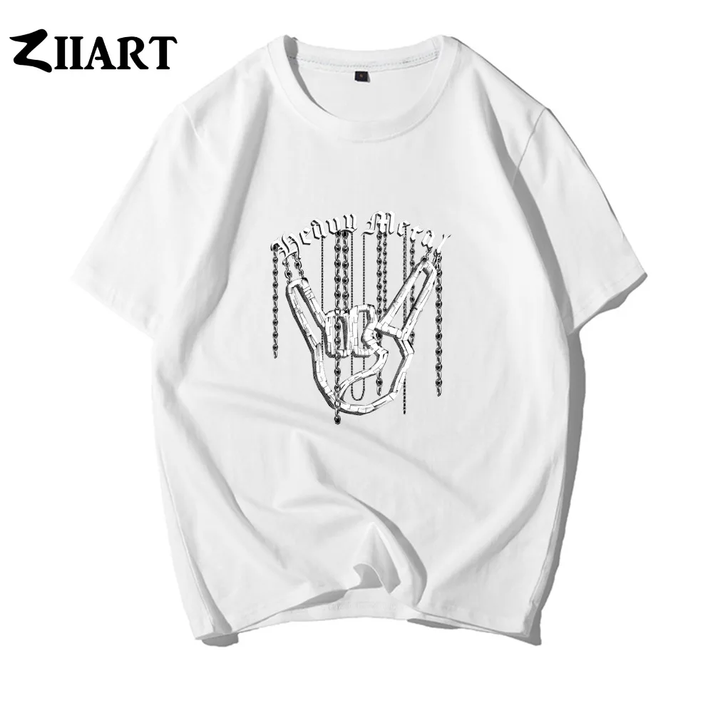 Corna Mano Cornuta/хлопковая Летняя Повседневная футболка с короткими рукавами и