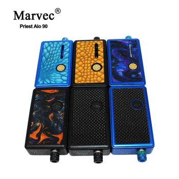 

Marvec Priest AIO Mod Starter Kit Electronic Cigarettes eGo Vape Resin Panel 90W Box Mod fit 18650 Battery E Cigarette Vaporizer