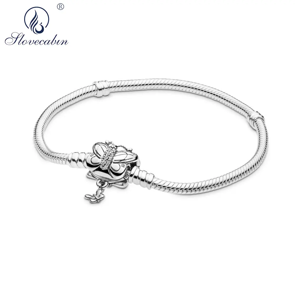 Lovecabin, декоративный браслет-бабочка, весна, Новое поступление, 925 пробы, серебряный, дикий цветок, луг, застежка, браслет, ювелирное изделие