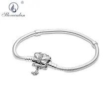 Lovecabin, декоративный браслет-бабочка, весна, Новое поступление, 925 пробы, серебряный, дикий цветок, луг, застежка, браслет, ювелирное изделие