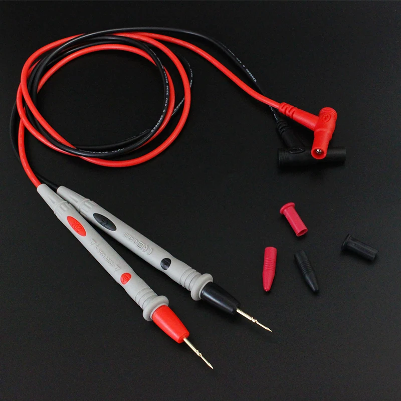 1 Pair 20A 1000V Silicone wire Universal Probe Test Leads Pin for Digital Multimeter Needle Tip Multi Meter Tester Probe  (2)
