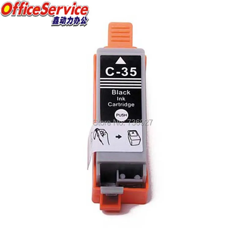 5 черный PGI 35 Совместимый струйный картридж PGI35 для принтера Canon PIXMA IP100B IP100|inkjet