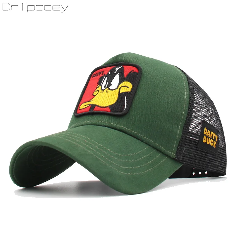 الرجال شبكة قبعة بيسبول للجنسين جميل الحيوانات قبعات النساء الرجال Snapback كاب أبي قبعة الصيف العظام قابل للتعديل gorras الشارع الشهير العظام