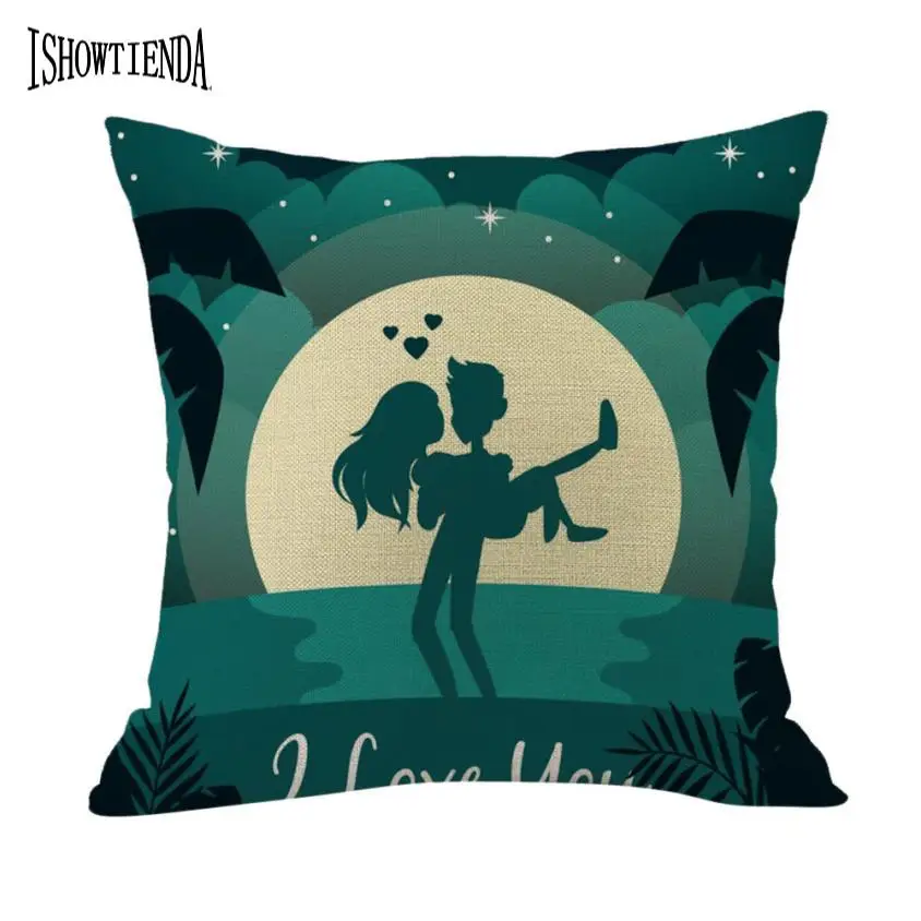 Dakimakura Happy Valentine Pillow cover Cotton Linen pillowcase pillows decorative cushion