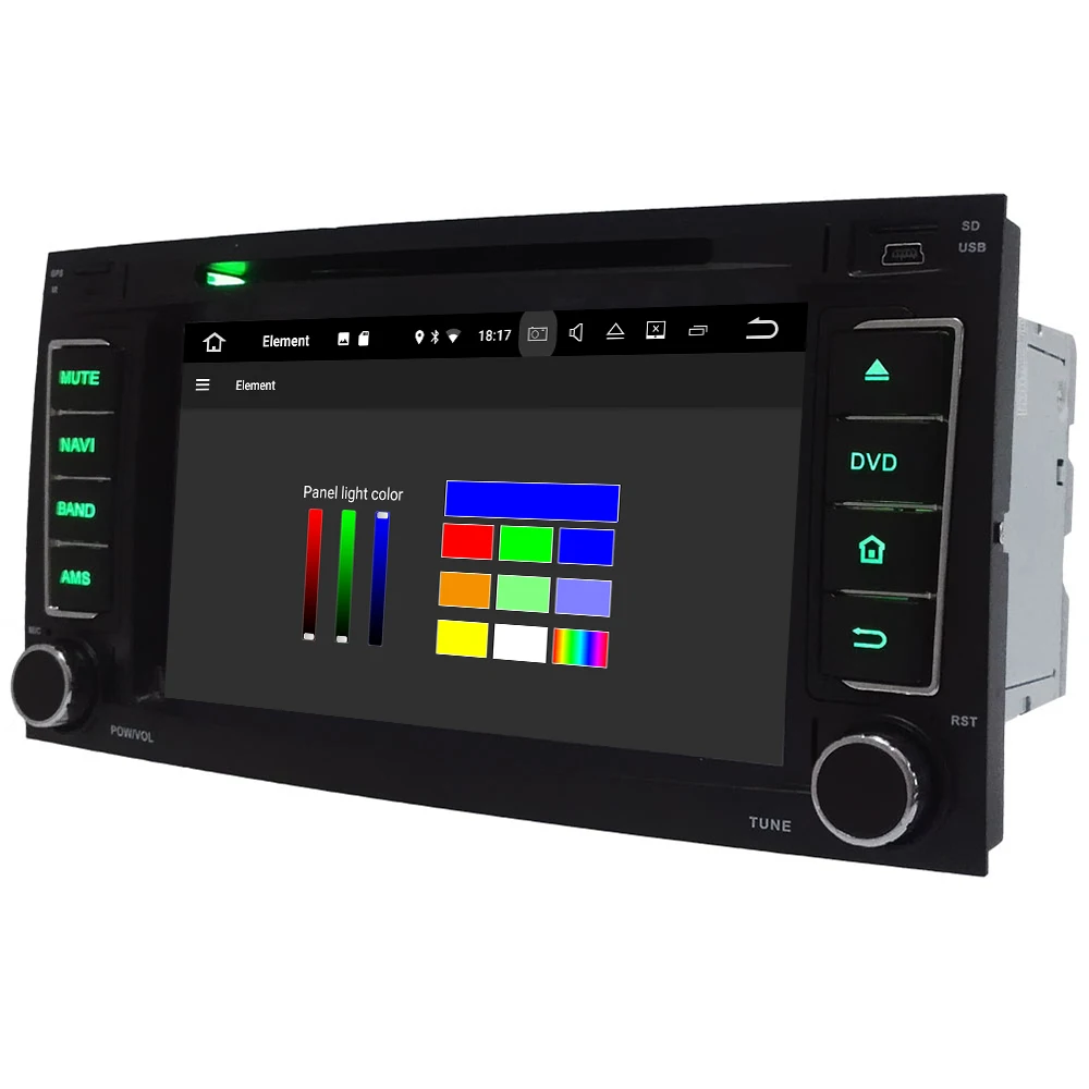 Clearance 7" Octa Core 4G Android 8.1 4GB RAM 64GB ROM Car DVD Player Stereo GPS Glonass For Volkswagen VW Touareg Multivan Transporter T5 2