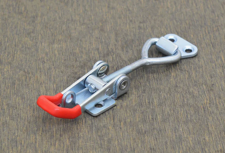 free shipping metal hasp Adjustable clamp lock catch box buckle