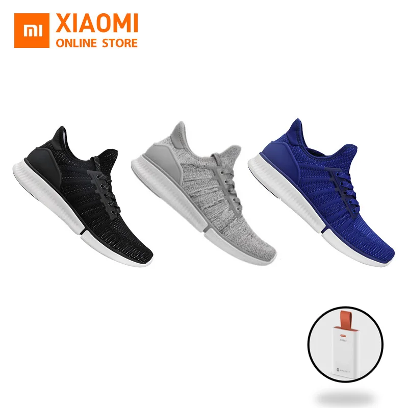 100% оригинальные Xiaomi Mijia Смарт кроссовки для бега спортивная сетка Air