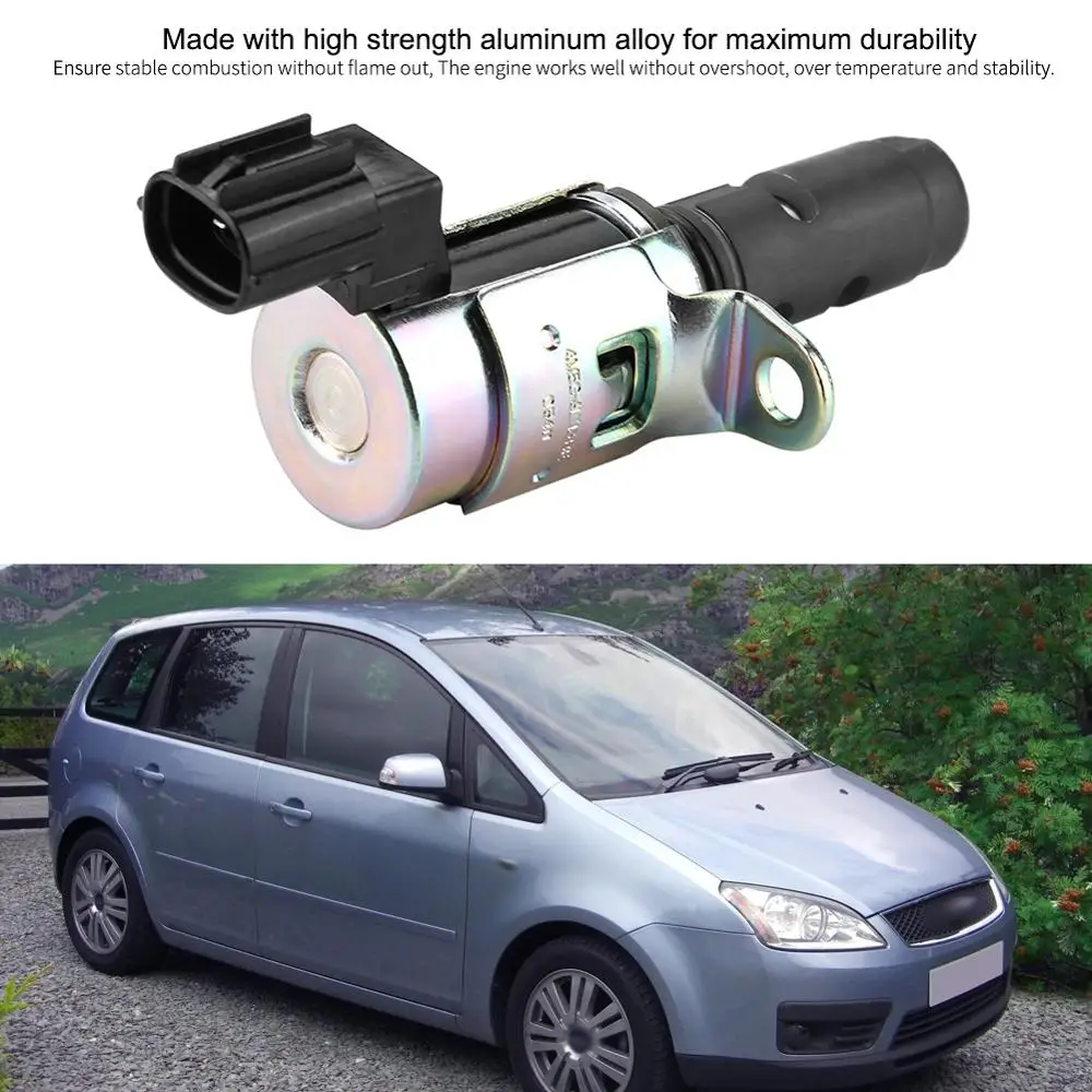 

Oil Pressure Regulator Control Valve For Ford Focus C-Max Fiesta 1.6pfi 04/08 4M5G-6L713-BE Silver Aluminum ABS Car Accessories
