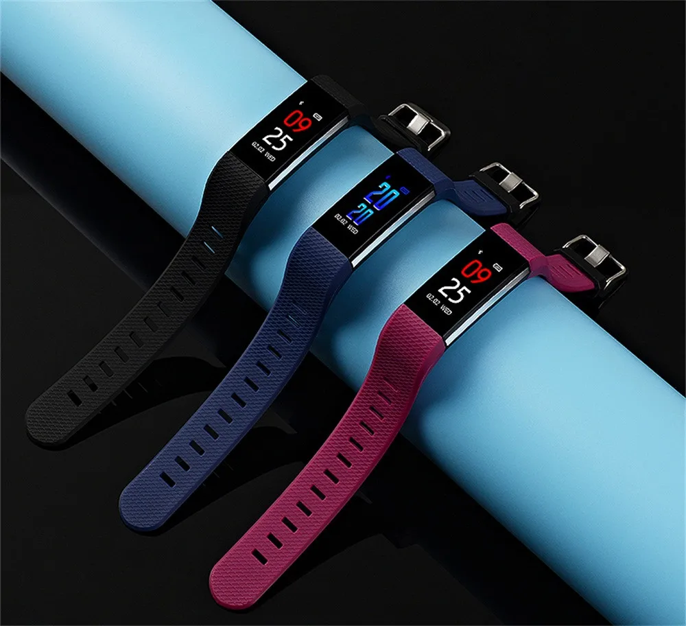 

M200 0.96'' TFT Smart Bracelet Watch Heart Rate Monitor Bluetooth 4.0 Wristband May9