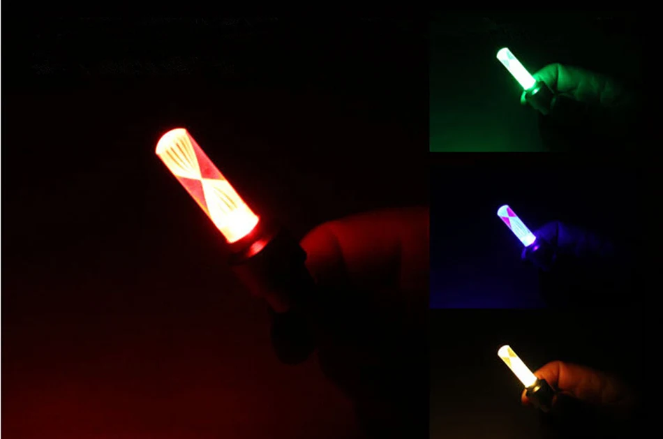 Perfect 1pcs bike lights mountain road bike bicycle lights LEDS Tyre Tire Valve Caps Wheel spokes LED Light 7 color auto lamp lamps 2