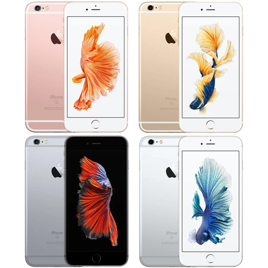 Разблокированный Apple iphone 6s 2 Гб Оперативная память 16 Гб/64/128 ГБ Встроенная память для мобильных телефонов на базе IOS A9 двухъядерный 12MP Камера ips LTE смартфон iphone 6s