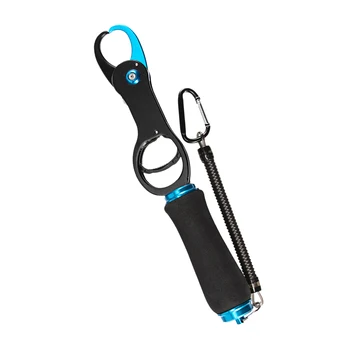 

27x3.7cm Fish Lip Gripper Heavy Duty Stainless Steel Floating Fishing Gripper Portable Fishing Tackle Gear 27x3.7cm