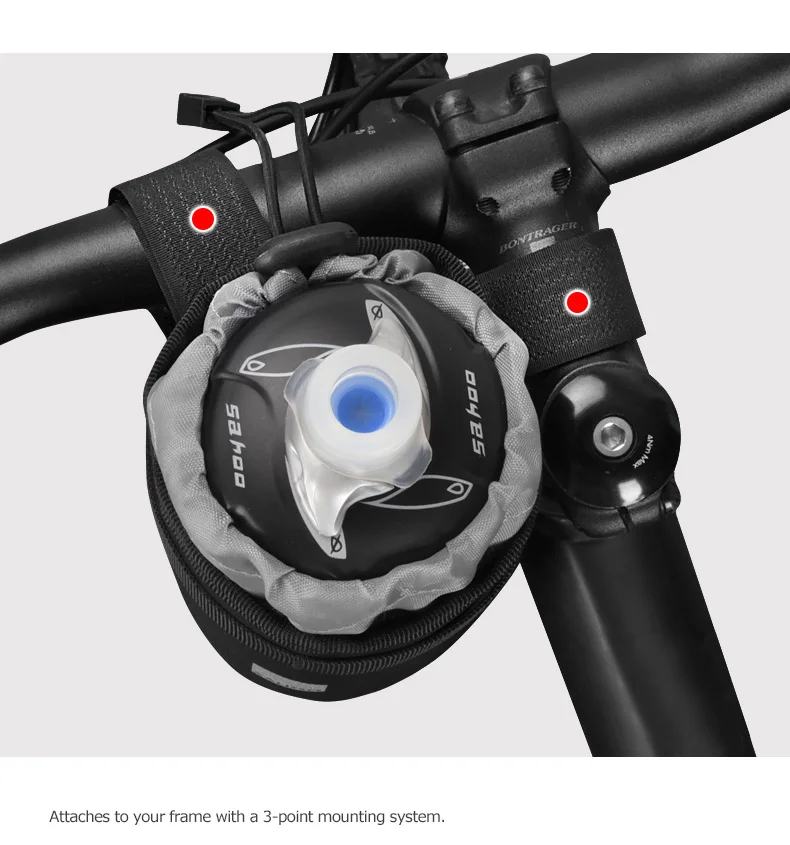 Sale Sahoo Travel 112050 Cycling Bike Bicycle Handlebar Insulated Drink Water Bottle Bag Kettle Cooler Pack Holder Hydration Carrier 4