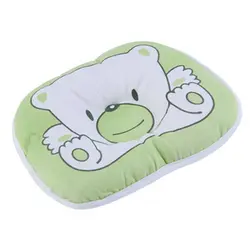 Узорная Подушка для сна с медведем для новорожденных, плоская Подушка плюшевая в форме животного, милая мягкая подушка