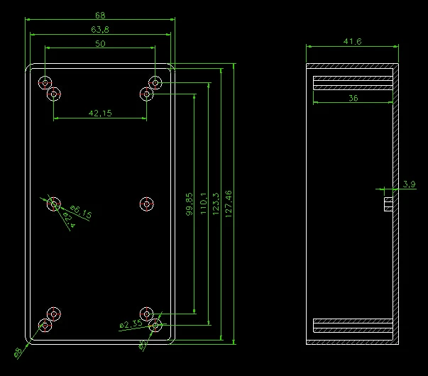 plastic enclosure for electronics control box szomk diy enclosure junction box plastic housing small abs instrument enclosure (6)