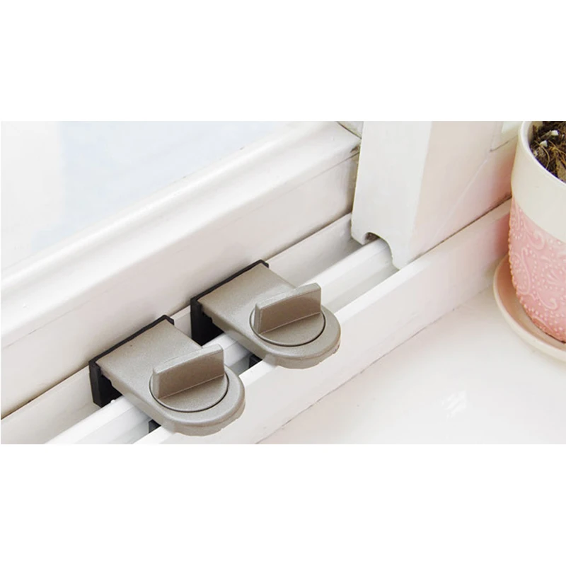 Sliding Sash Stopper Cabinet Locks Children Safety Window Blocker Limiter Security Protection Anti-theft Lock | Мать и ребенок