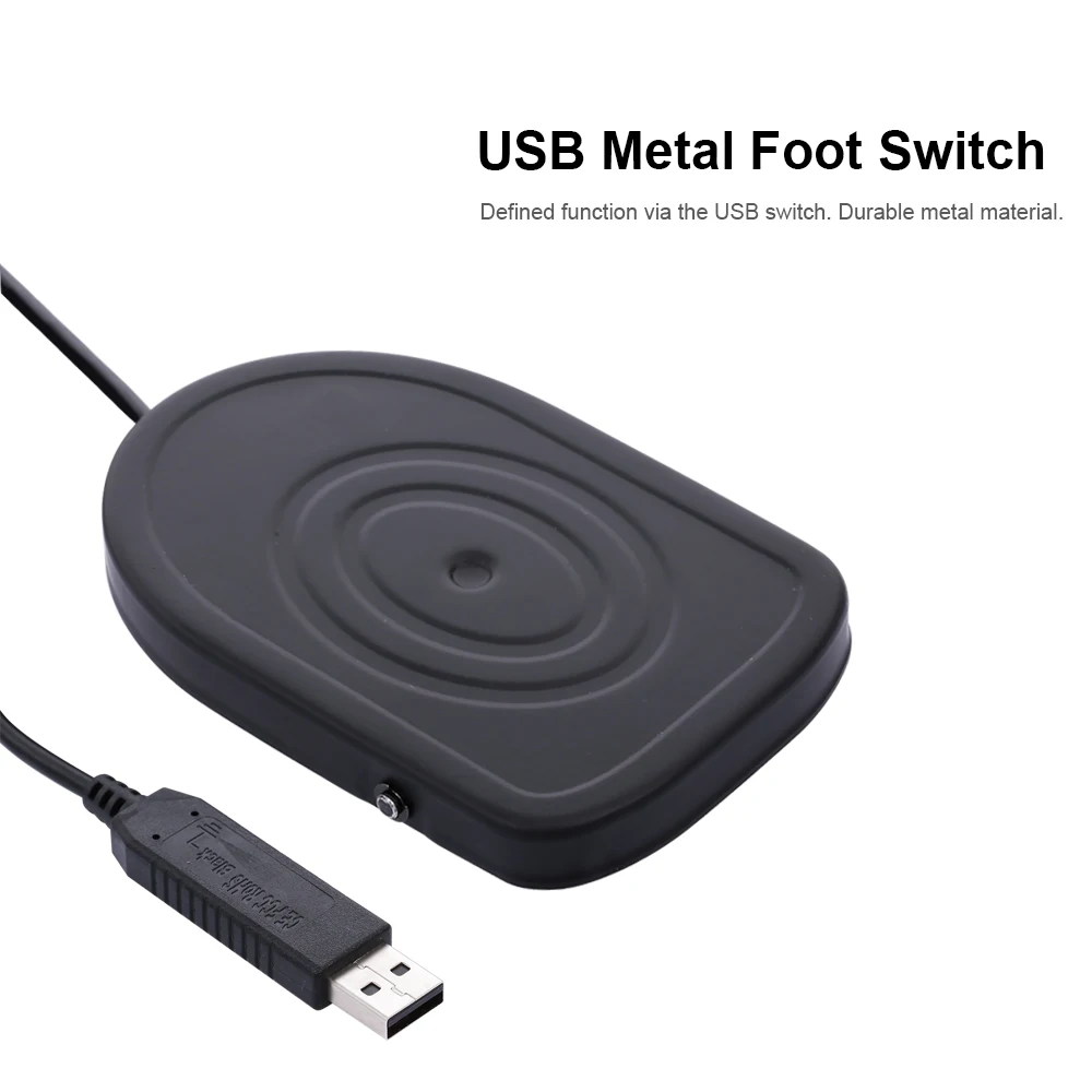 USB Металлический ножной переключатель управляемый регулятор педали один ключ настраиваемая клавиатура мышь мультимедиа функция символ струны