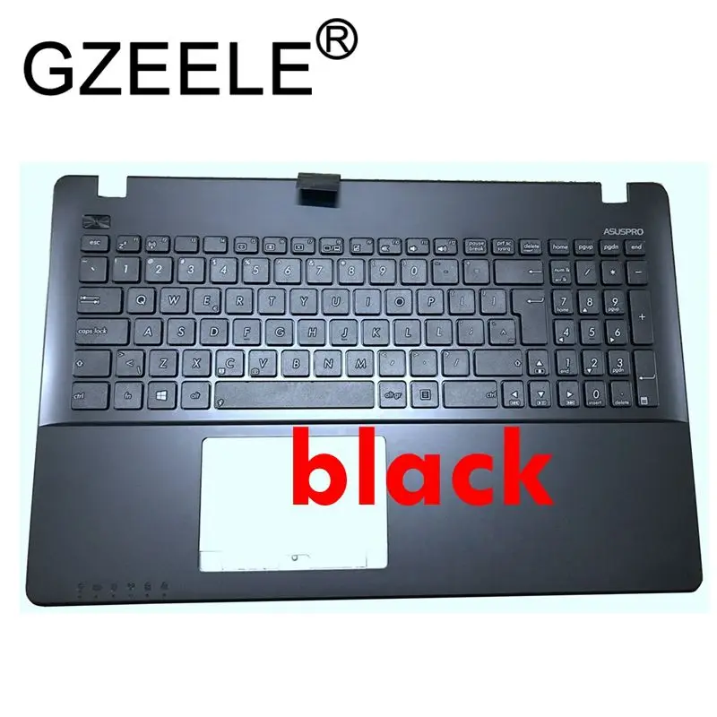 GZEELE Ноутбук Упор для рук верхняя крышка для ASUS X550C K550 A550C A550VB Y581C X550 K550JK FX50J Y581CL X552W W50J клавиатура ободок - Цвет: black