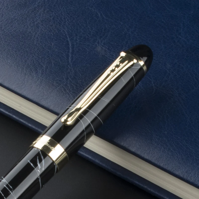 Jinhao X450 Коралл черный в полоску шариковая ручка пополнения канцелярские школы и офиса перо