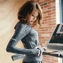 Новые пикантные женская обувь на застежке-молнии Рубашки йоги быстросохнущая Фитнес женская спортивная куртка Толстовки дешевые Колготки Корректирующее белье дамы спортивную одежду