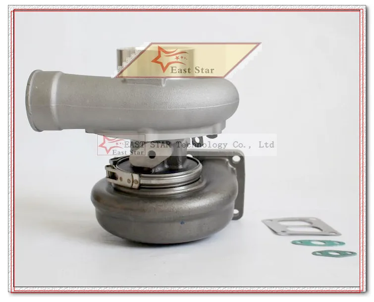 T88-33D T88 49174-00890 Universal turbo Turbocharger T4 Flange oil Journal Bearing 700hp External wastegate BULLET locknut golden (3)