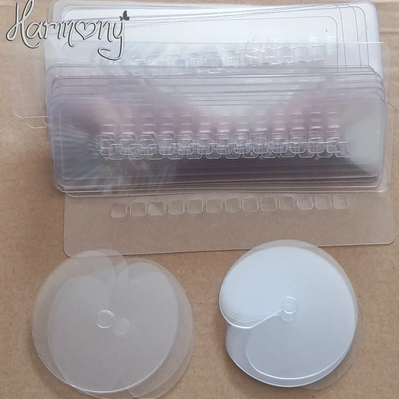 

50pcs Heat Insulation Sheet Protector Shield Scale Mark Styling Tools For Round Tip Keratin Hair Extensions Beauty Salon Tool