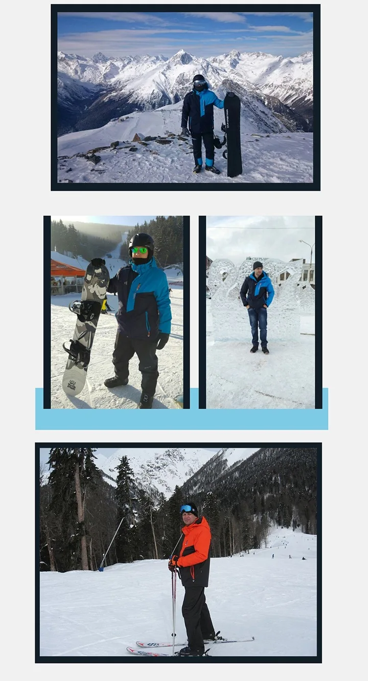 Новая Мужская ветрозащитная водонепроницаемая куртка для катания на горных лыжах, мужская куртка для катания на лыжах, одежда для катания на коньках