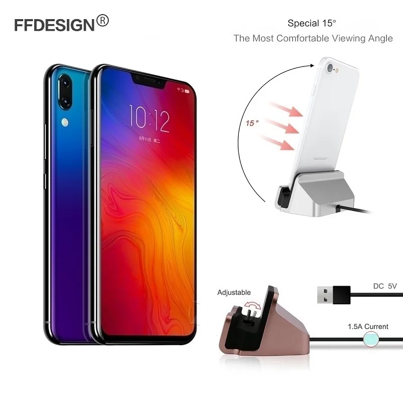 

For Lenovo Charger Dock Docking Station For Lenovo Z5 S5 P70 K5 K6 K8 Note Vibe Shot Z90 P2 Charger Charging Station Dock Base