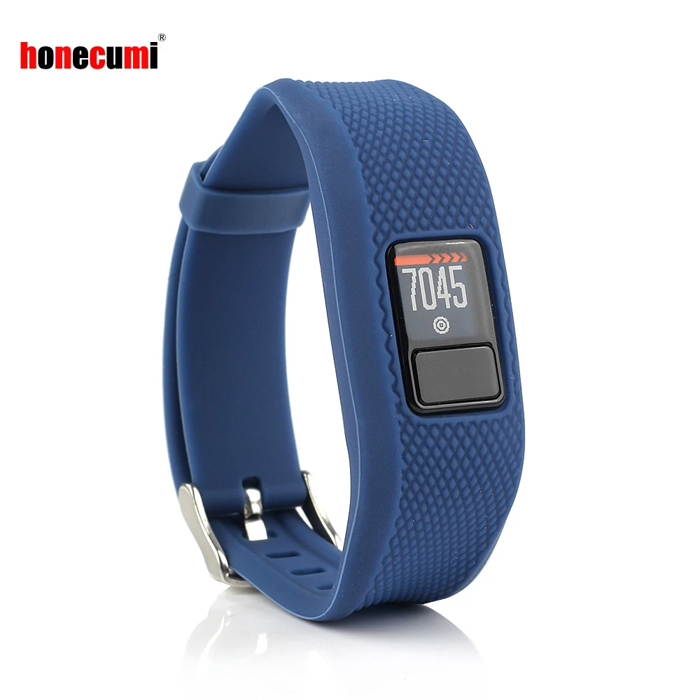 Honecumi для Garmin Vivofit JR ремешки с безопасным ремешком часов Силиконовый сменный