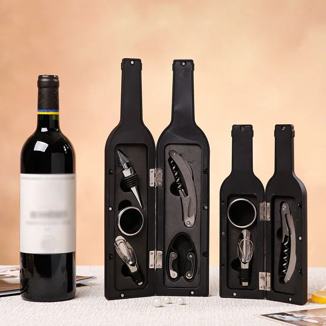 3pcs 5pcs Wine Bottle Cork Set Tool Shaped Holder 3pcs 5pcs Wine Bottle Cork Set Tool Shaped Holder Opener Christmas Thanksgiving