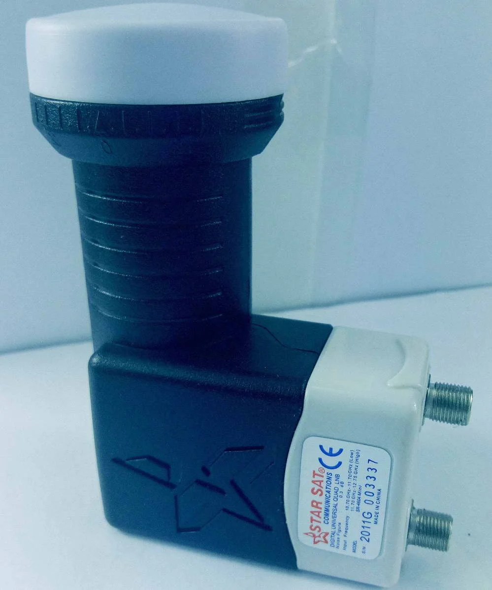 SR-3602B Твин LNB SR-3602W лучший сигнал цифровой HD Универсальный ku-диапазон с высоким коэффициентом усиления низкий уровень шума спутниковая антенна LNB - Цвет: SR-3602B