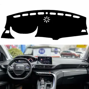 

For Peugeot 3008 2016 -2019 Car Styling Covers Dashmat Dash Mat Sun Shade Dashboard Cover Carpet 2017 2018