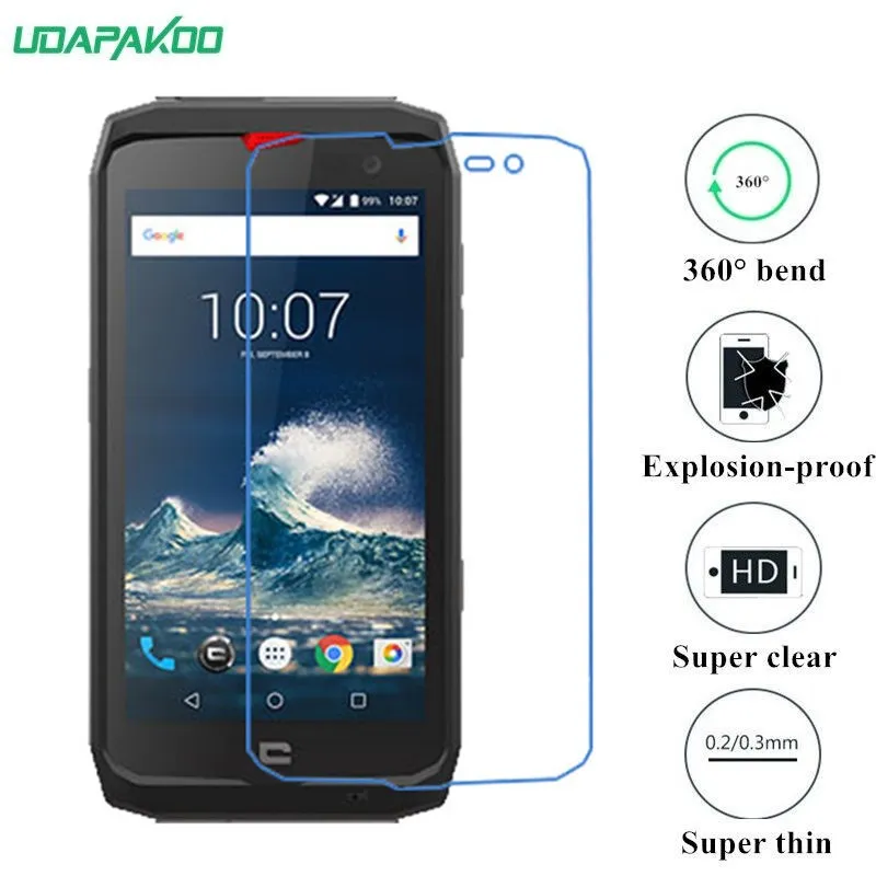 

udapakoo clear Tempered soft glass film for Crosscall Action X3 Nano Explosion-proof glass Screen Protector