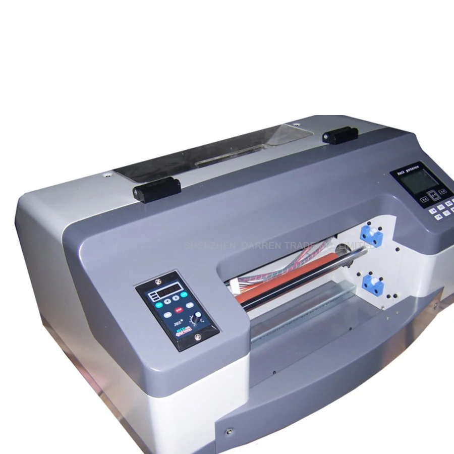 300mm Digital Hot Foil Stamping Printing Machine Semi-Automatic Digital Label Printer 200dpi Flatbed Printer DC300TJ