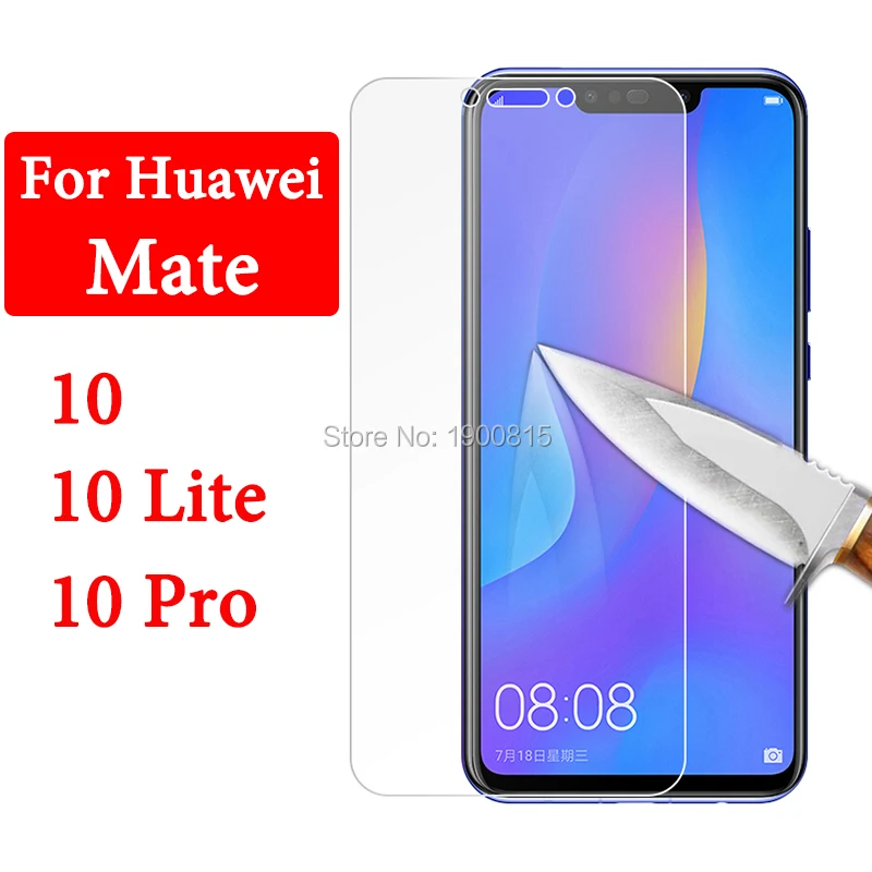 Закаленное стекло для Huawei Mate 10 lite pro light 10pro защитная пленка экрана Huawey Hawei Huavei