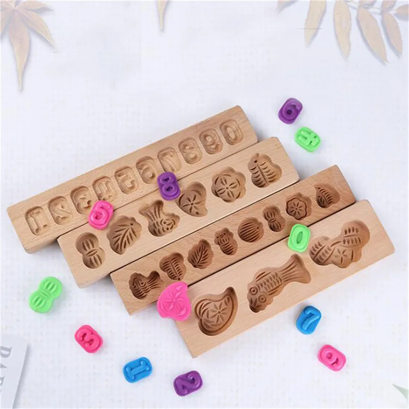 DIY Wood Baking &amp Pastry Tools Moon Cake Mousse Cookies Mould Decorating | Дом и сад