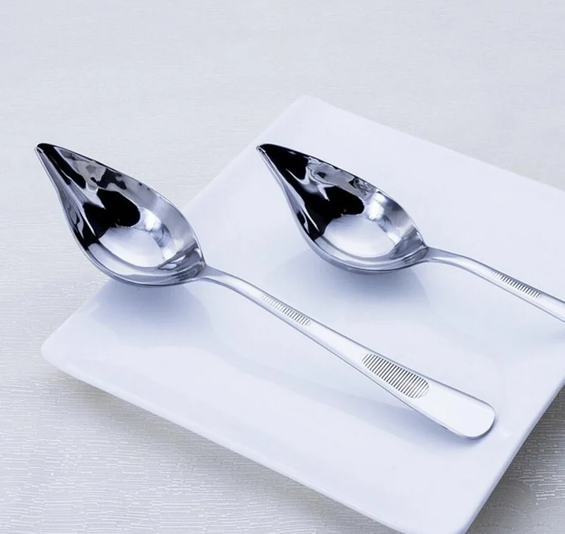 New multi purpose seasoning scoop spoon 304 stainless steel durable sauce spoon oil spoon