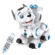 Робот с дистанционным управлением, собака, Радиоуправляемый интерактивный умный ходячий танцующий робот, игрушки для щенков, электронный питомец, светильник и звук для детей