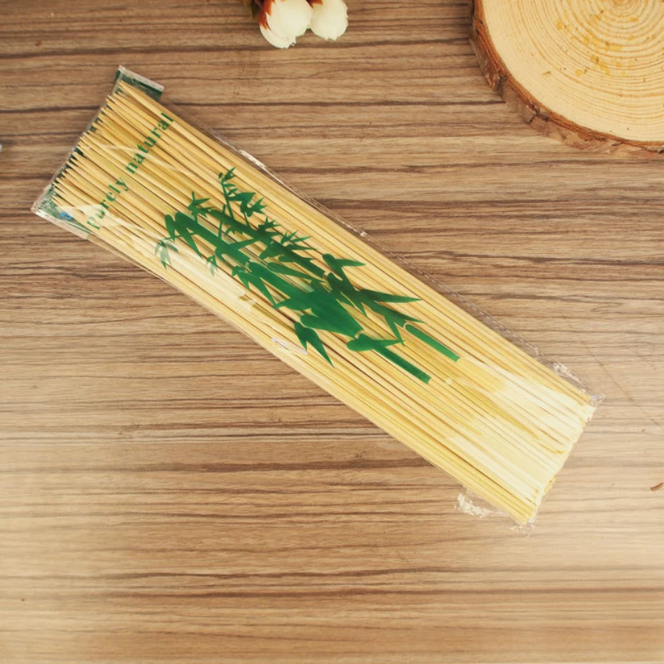 LSTACHi экологичный высококачественный 30 см бамбуковый шампур с Comopetive цена для барбекю кемпинга