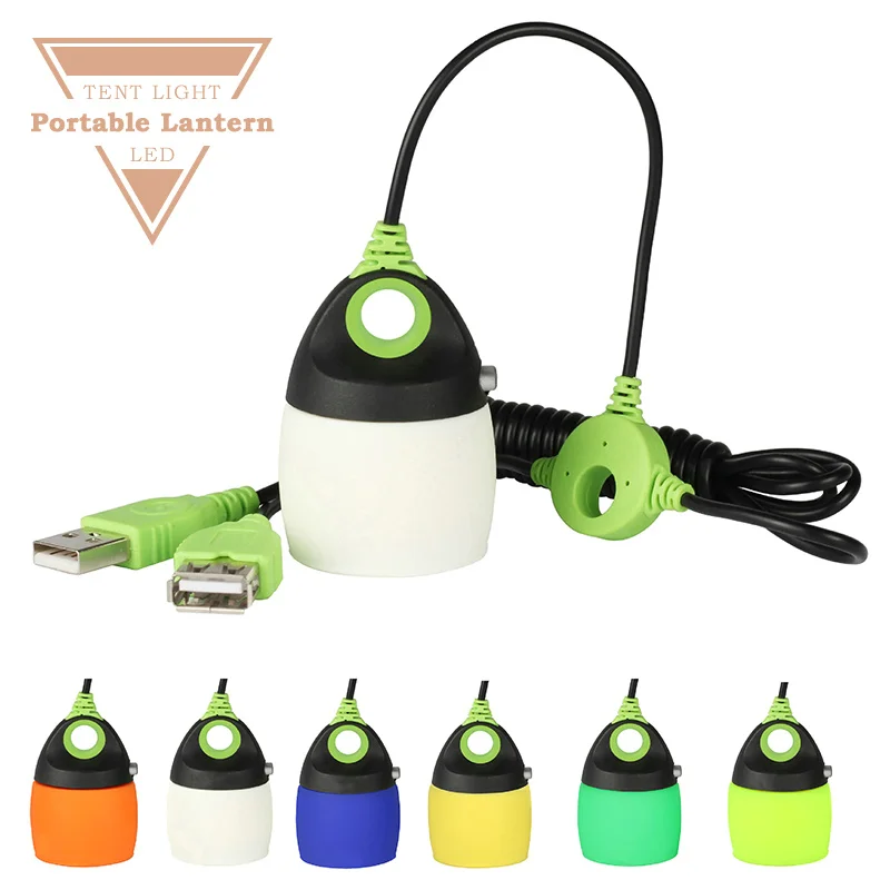 Waterproof LED Tent Lamp USB Powered Portable Lantern Nightlight Outdoor Camping Mini Chainable Light Hanging | Лампы и освещение