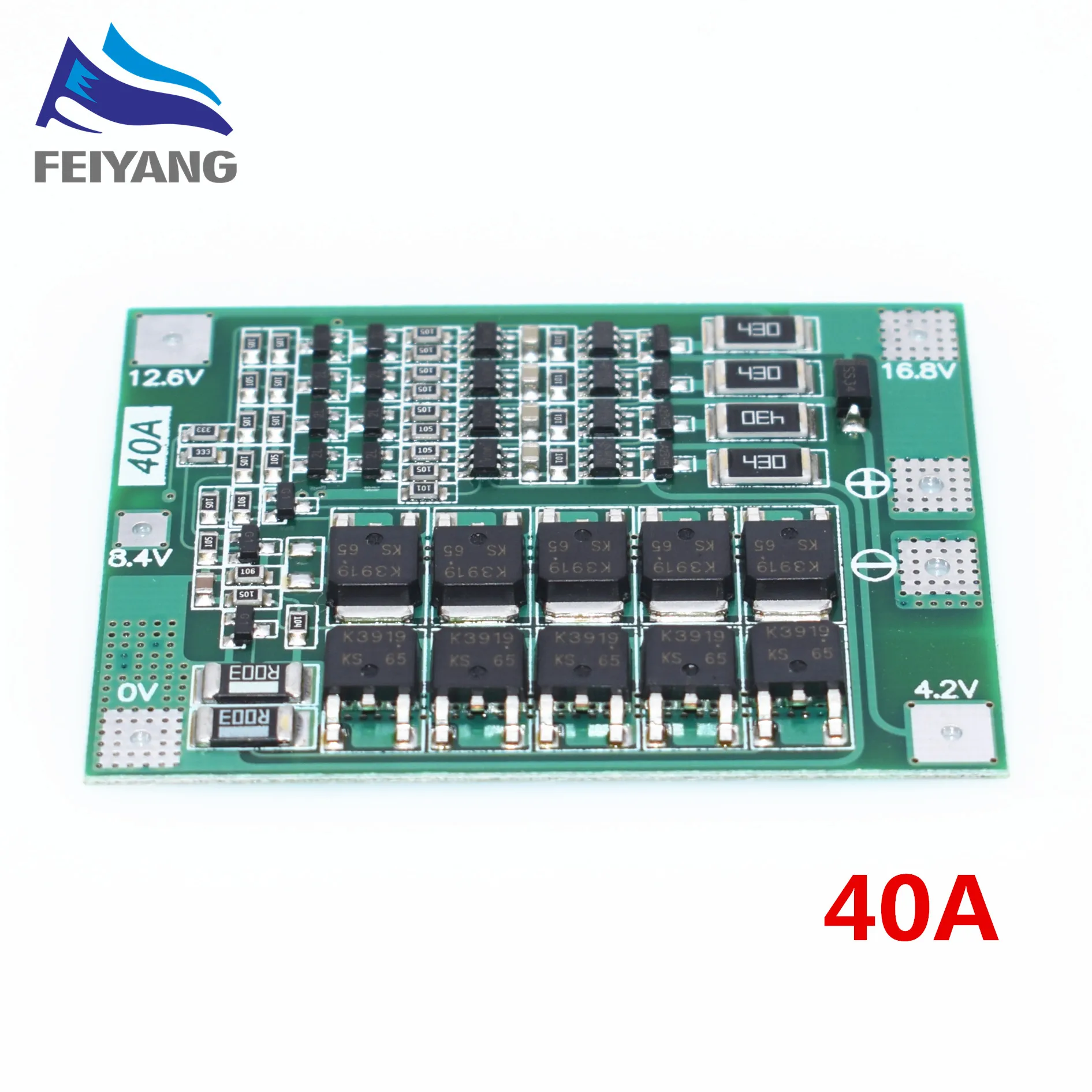 

10pcs 4S 40A Li-ion Lithium Battery 18650 Charger PCB BMS Protection Board with Balance For Drill Motor 14.8V 16.8V Cell Module
