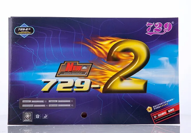 2 шт./лот RITC 729 Cross 729-2 Pips-In резиновый с губкой для настольного тенниса
