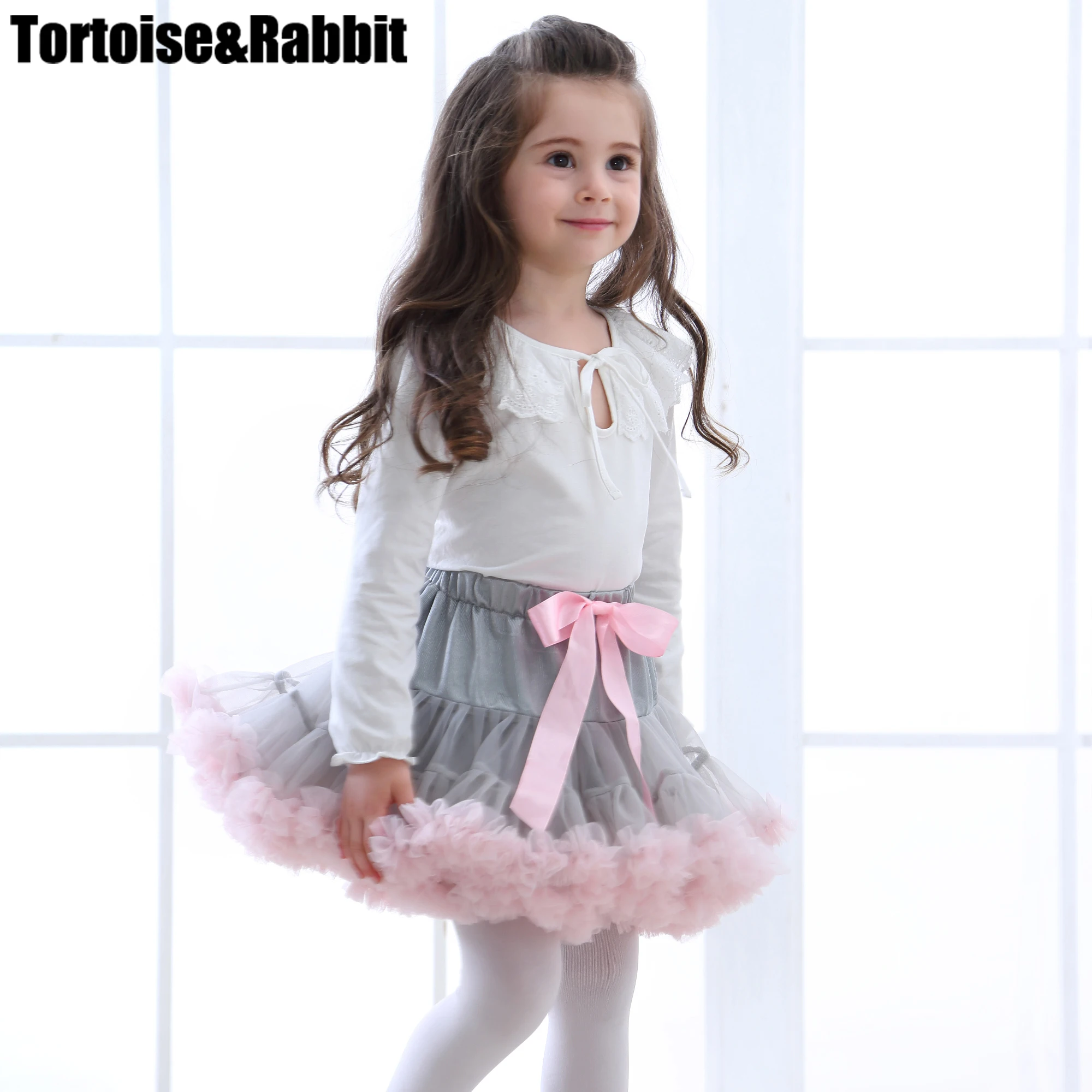 

0-8 Years Fluffy Chiffon Skirt Pettiskirt Baby 20 Colors Tutu Skirts Girls Princess Dance Party Tulle Cake Miniskirt