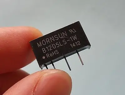 

Converter Isolated Power Supply DC-DC 1W 1205 In 12V 10V-16V Out 5V 200mA UL