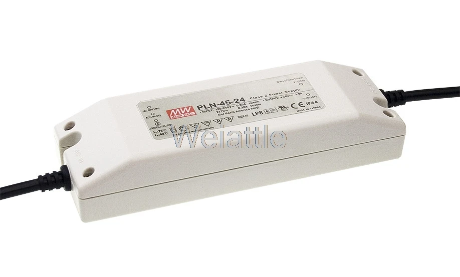 

MEAN WELL original PLN-45-36 36V 1.25A meanwell PLN-45 36V 45W Single Output LED Power Supply