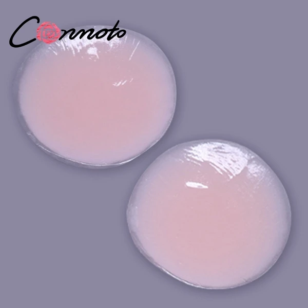 

Conmoto For Off Shoulder Clothes Self Adhesive Breast Petals Silicone Invisible Cover Bra Pad Strapless Stick Gel Breast Petals
