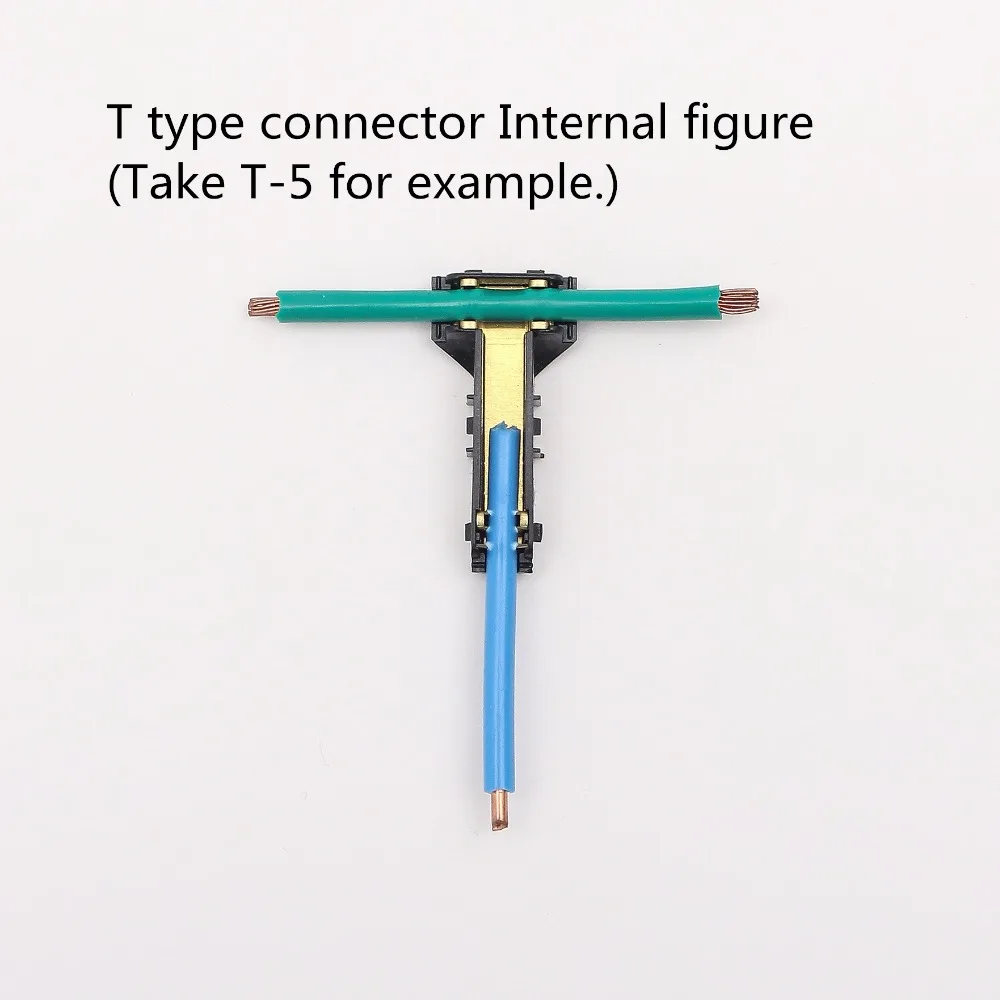 JOWX T-21 10 шт. 18AWG 0,75 sqmm коснитесь 23~ 20 0,3~ 0,5 Т-образная ветка Кабельный соединитель t-образный соединитель быстрое Сращивание обжимные клеммы сделано в коре